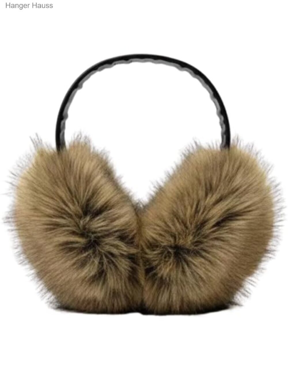 Faux Fur Foldable Earmuffs Fuzzy Winter Ear Warmers Ski Headband